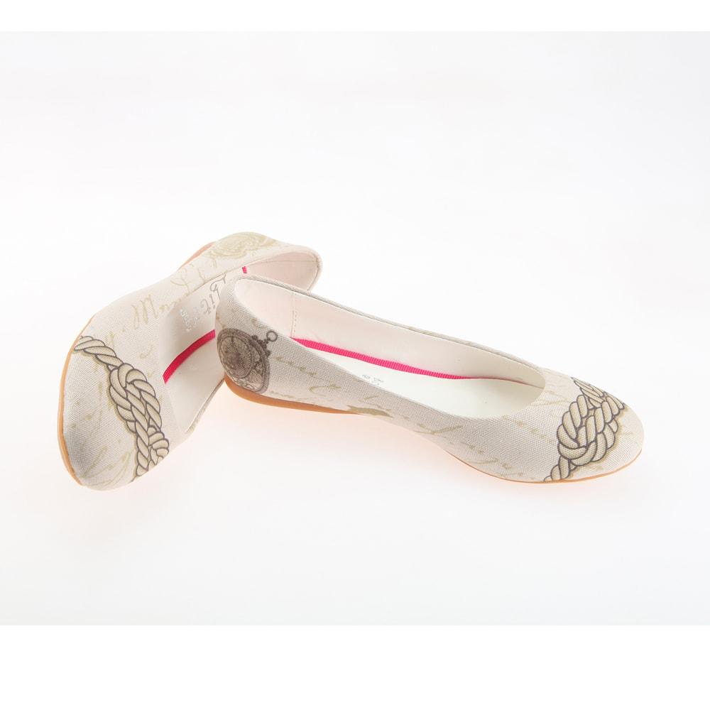 Sailor Rope Ballerinas Shoes 1106 (1405793894496)