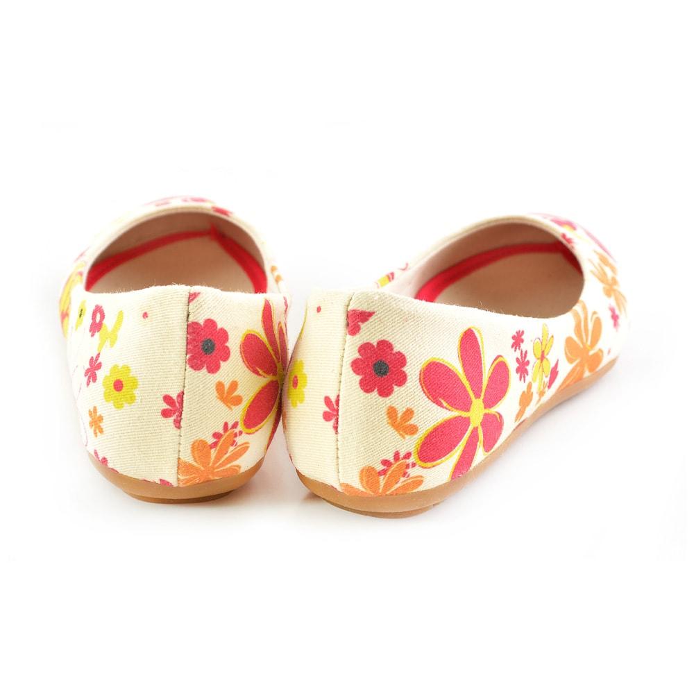 Flowers Ballerinas Shoes 1110 (1405794025568)