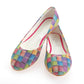 Colored Stones Ballerinas Shoes 1139 (1405794648160)