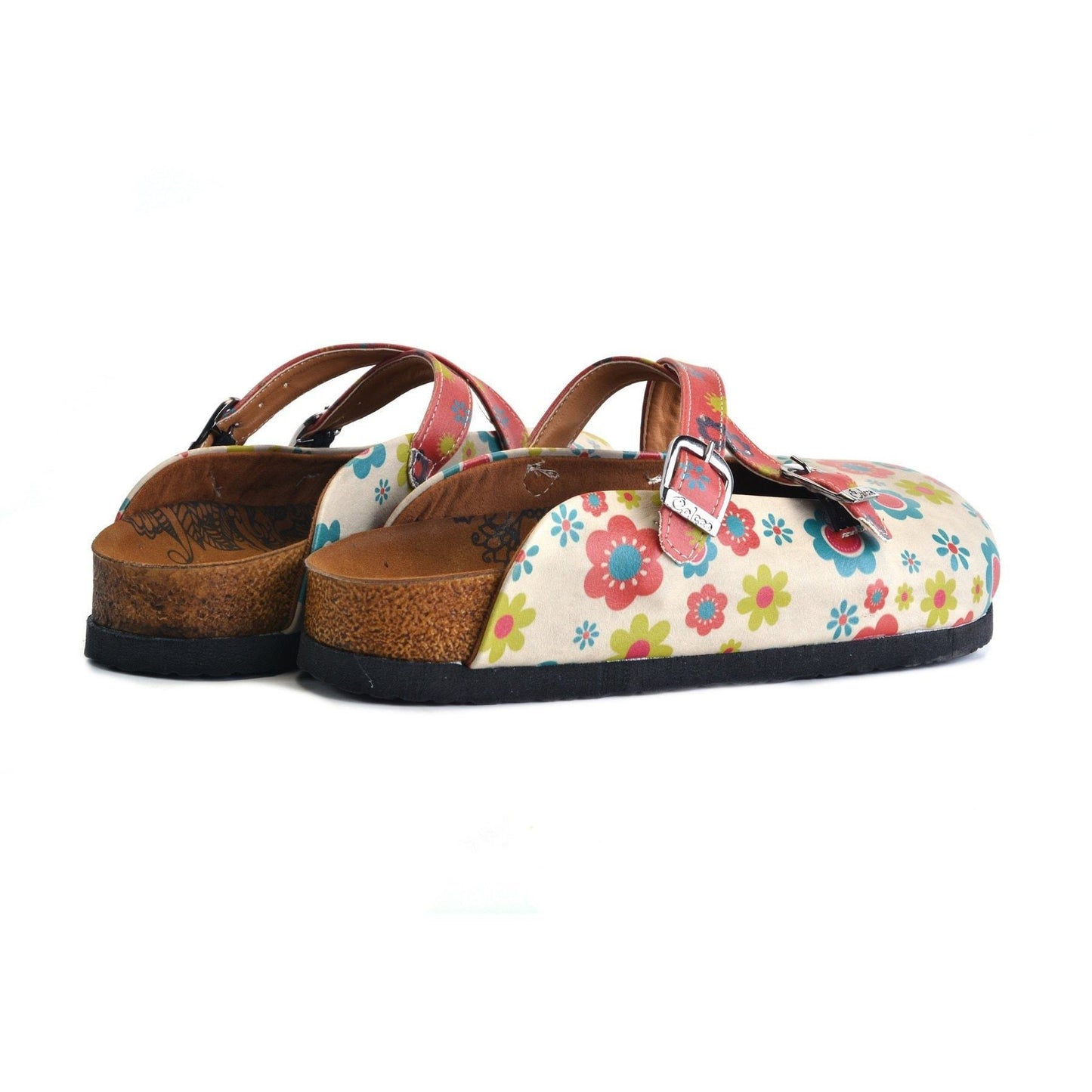 White Daisy Clogs CAL161 (737667285088)