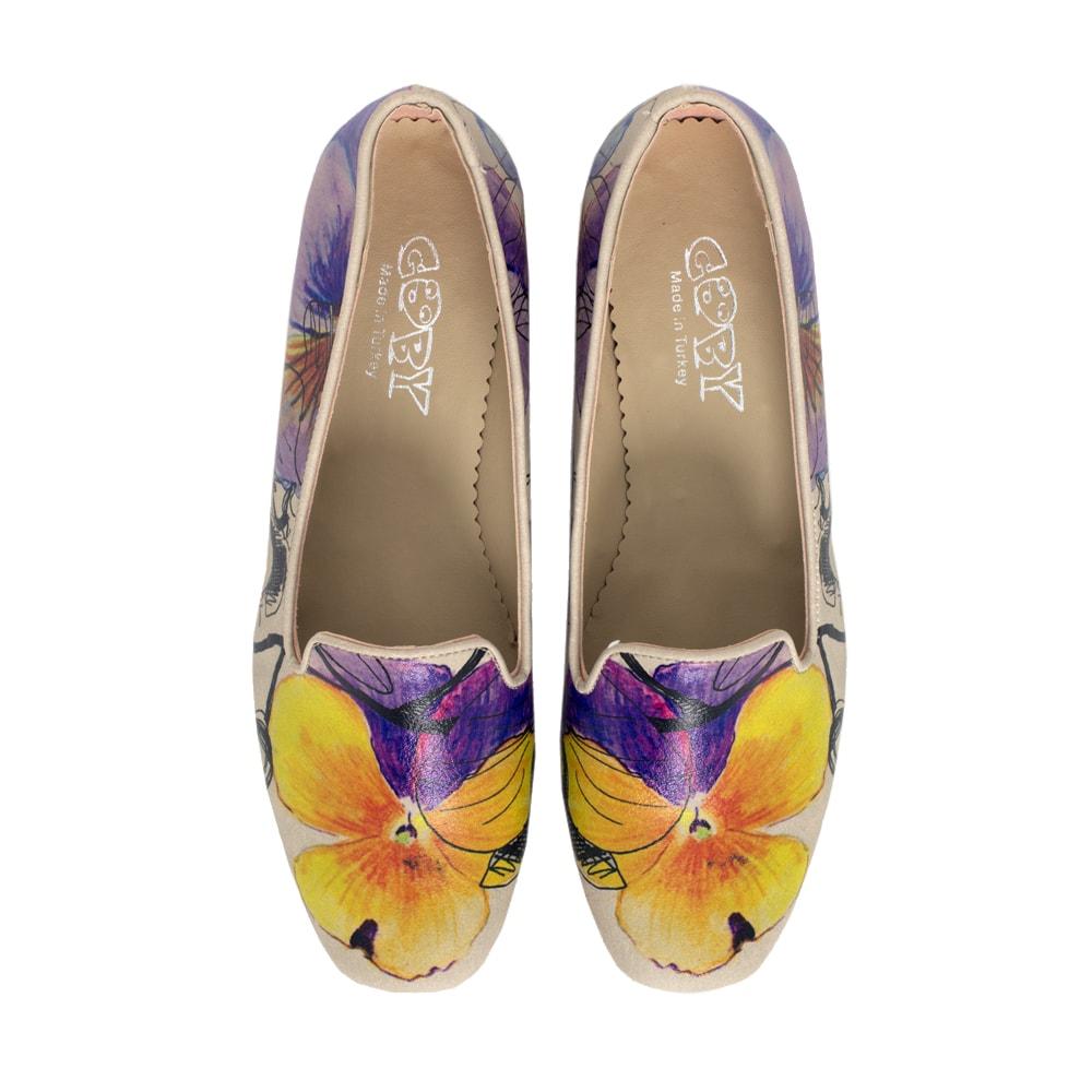 Flowers Career Heel Shoes DB114 (506264813600)
