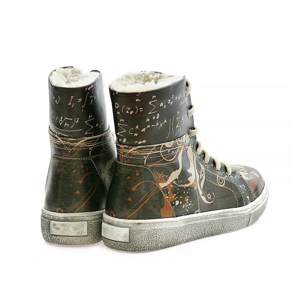 Skull Short Boots JAS107 (1421180534880)