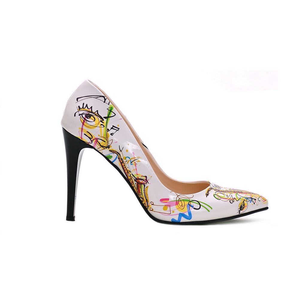 Saxophone Heel Shoes NBS107 (770204041312)