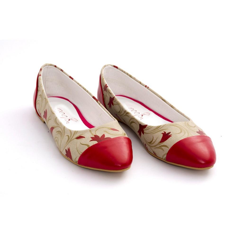 Rose Ballerinas Shoes NMS101 (770212954208)