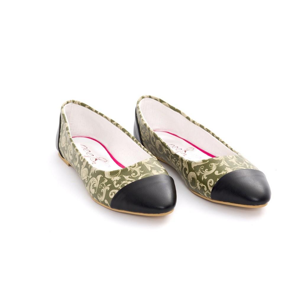 Pattern Ballerinas Shoes NMS104 (770213085280)