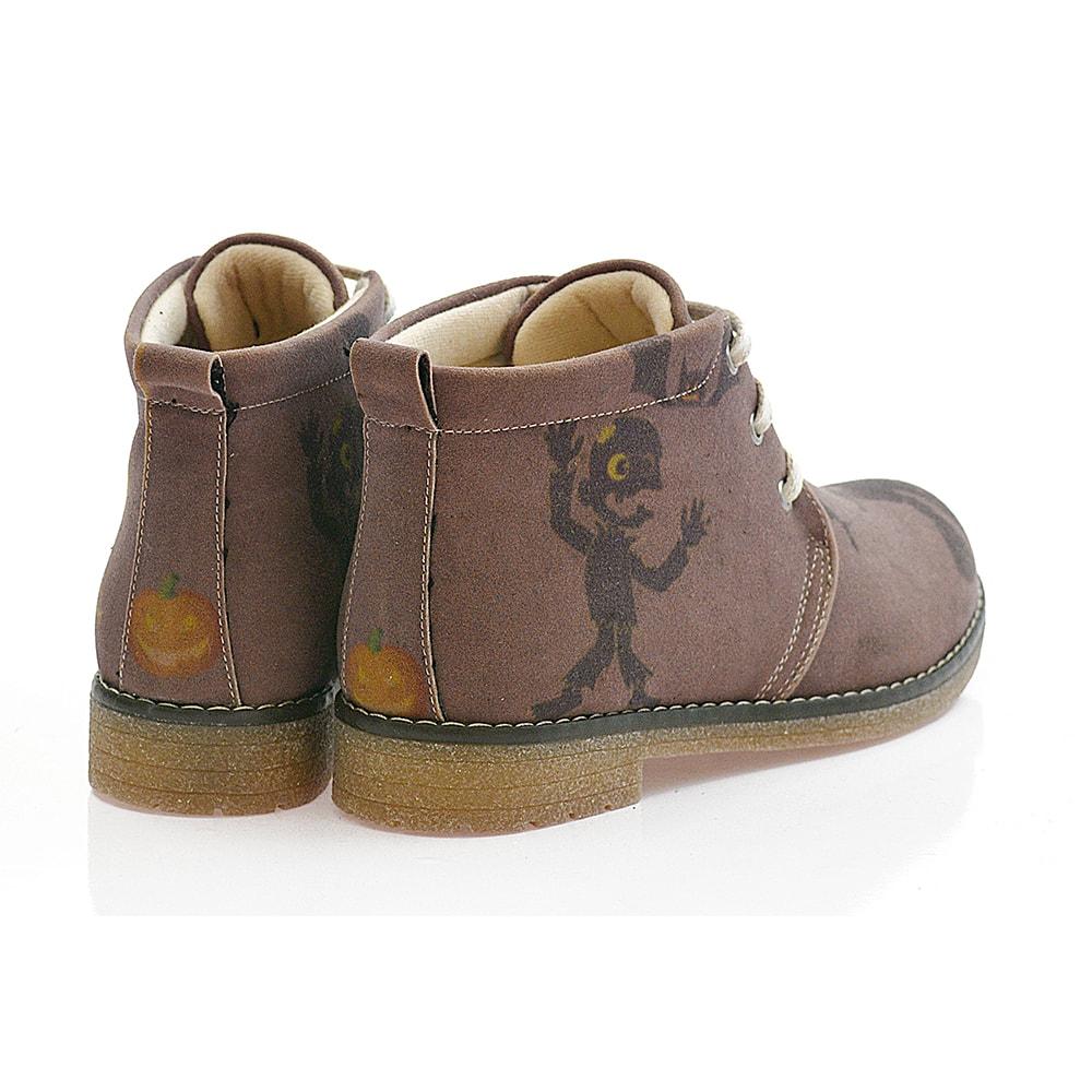 Happy Halloween Ankle Boots PH113 (1405807919200)
