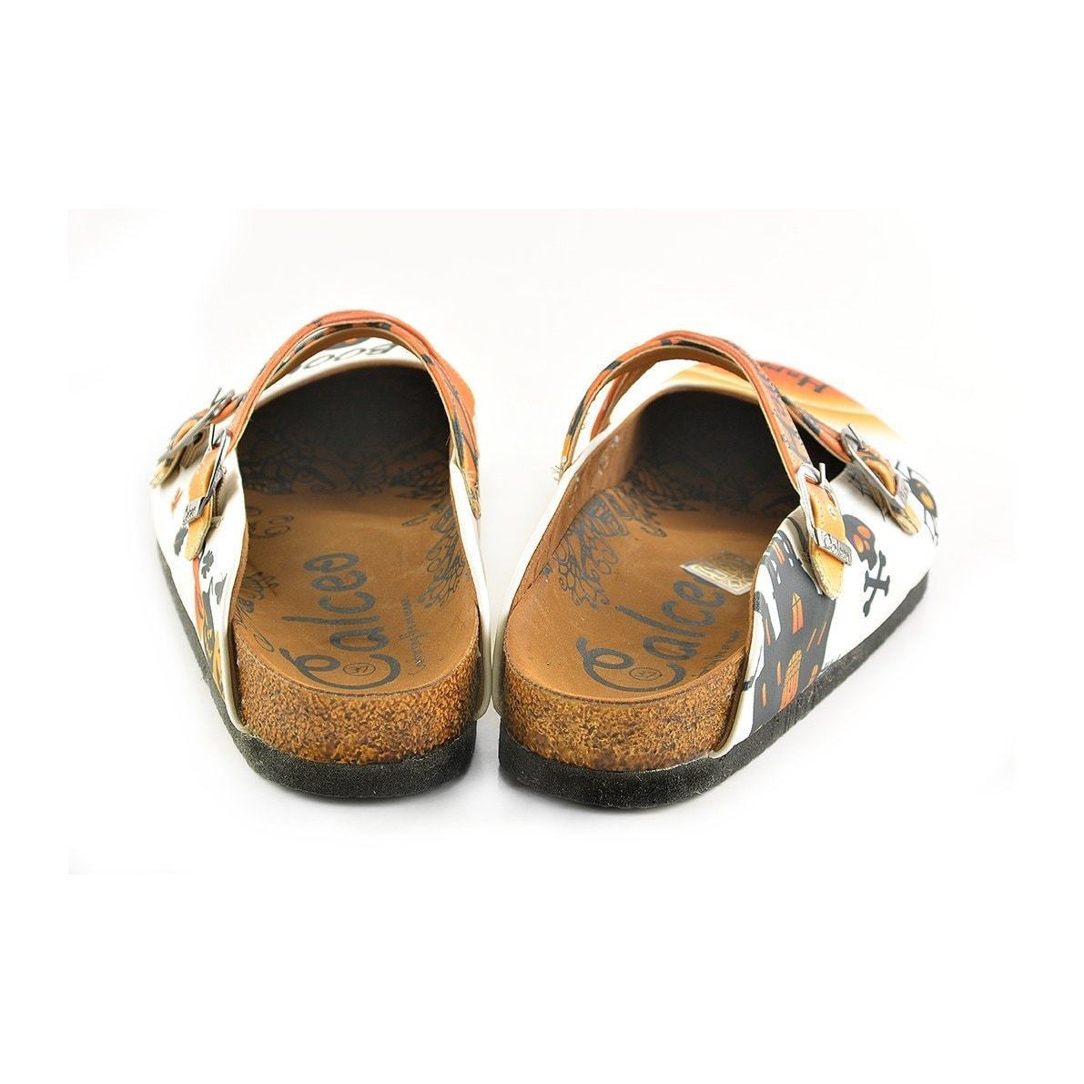 Happy Halloween Clogs WCAL150 (737667514464)