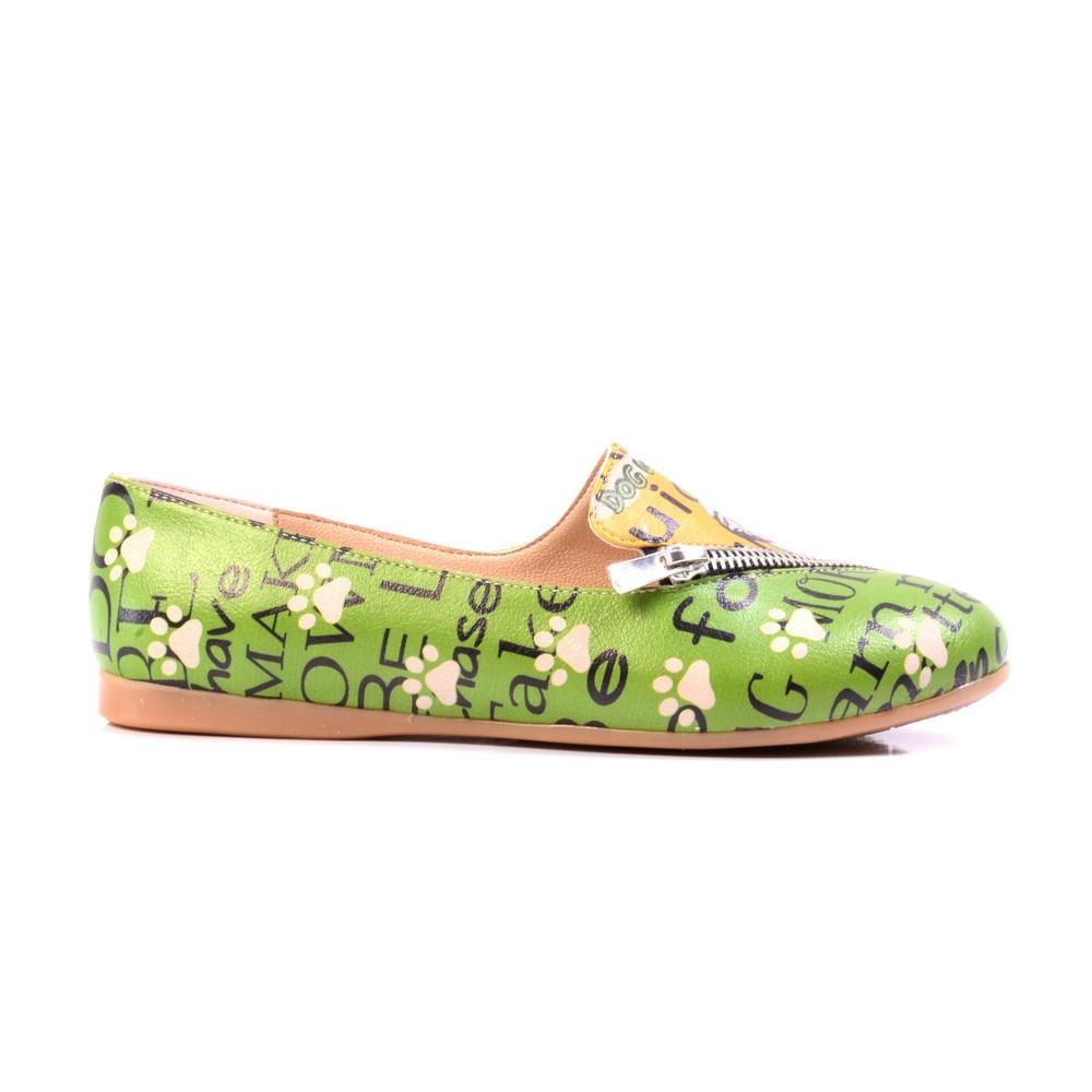 Dog Wishdown Ballerinas Shoes YAB301 (1421237780576)