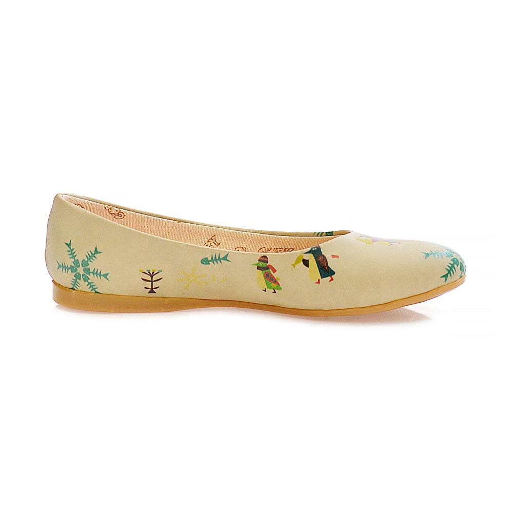 Penguins Ballerinas Shoes 1006 (1405793337440)