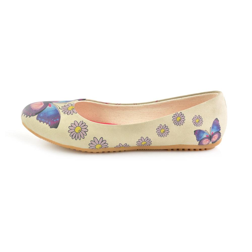 Daisy and Butterfly Ballerinas Shoes 1028 (506261012512)