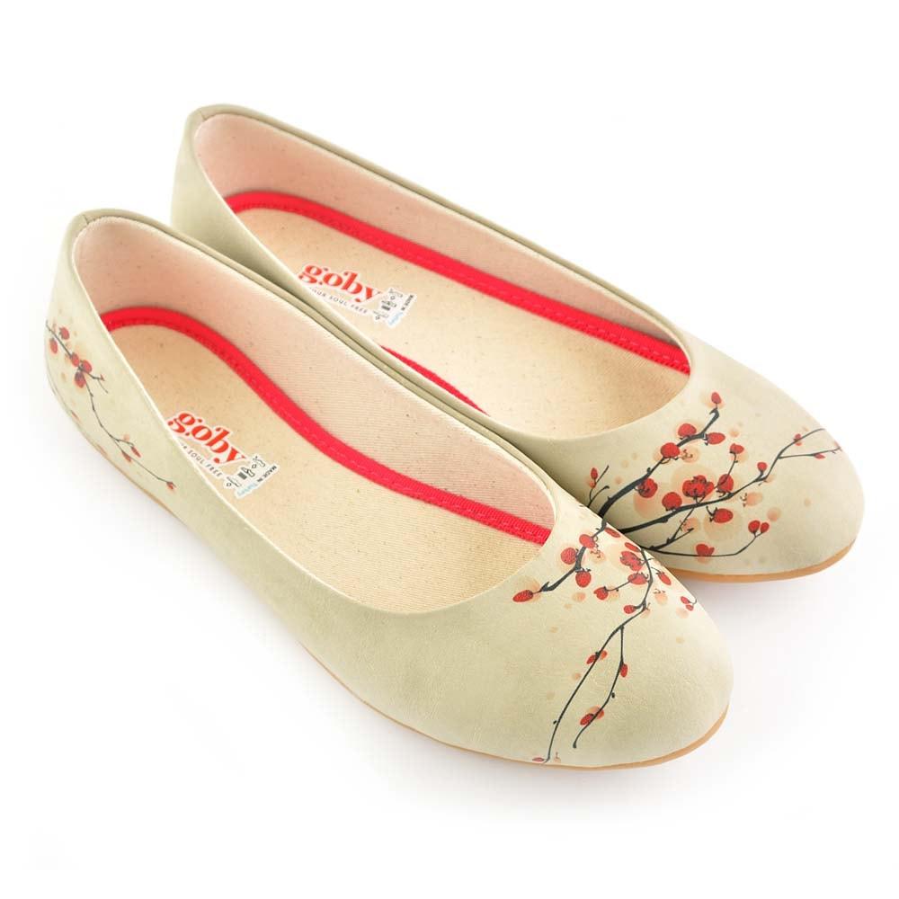 Cherry Blossom Ballerinas Shoes 1031 (506261110816)