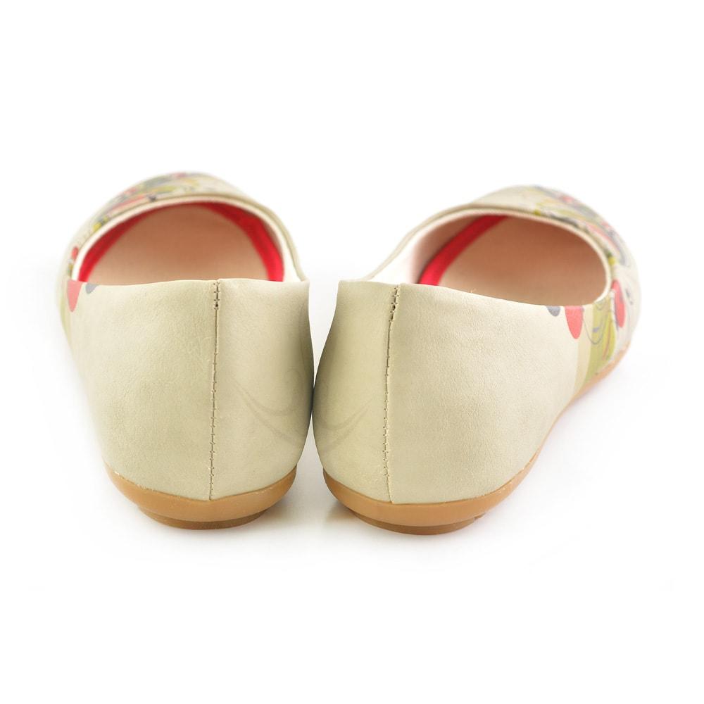 Spiral Flower Ballerinas Shoes 1056 (506262519840)
