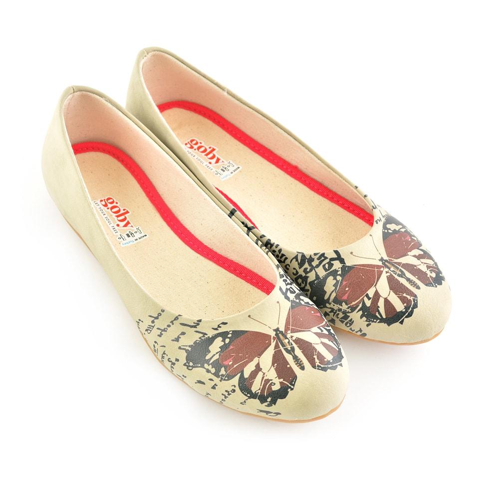 Bordeaux Butterfly Ballerinas Shoes 1060 (506262683680)