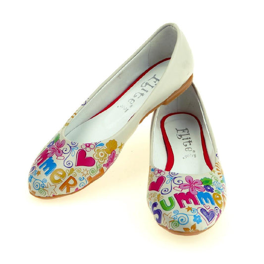 Colorful Summer Ballerinas Shoes 1067 (2198980034656)