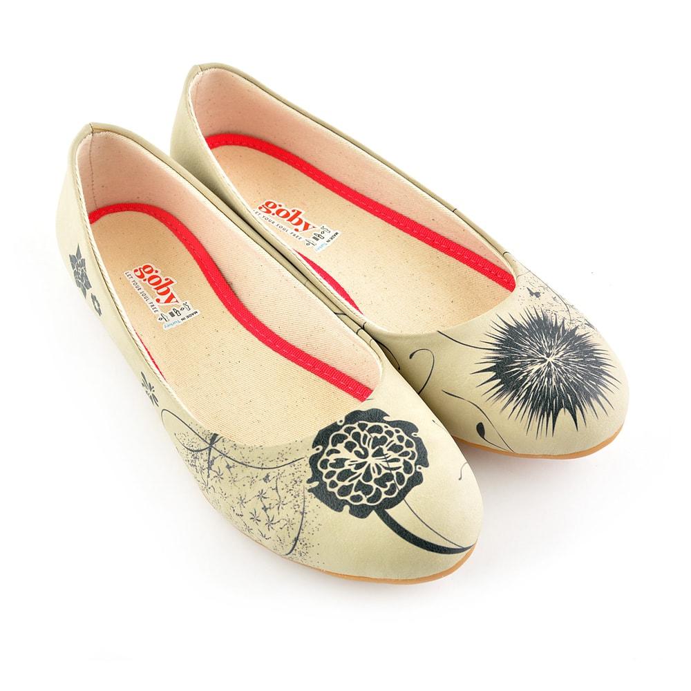 Black Flowers Ballerinas Shoes 1080 (1405793632352)