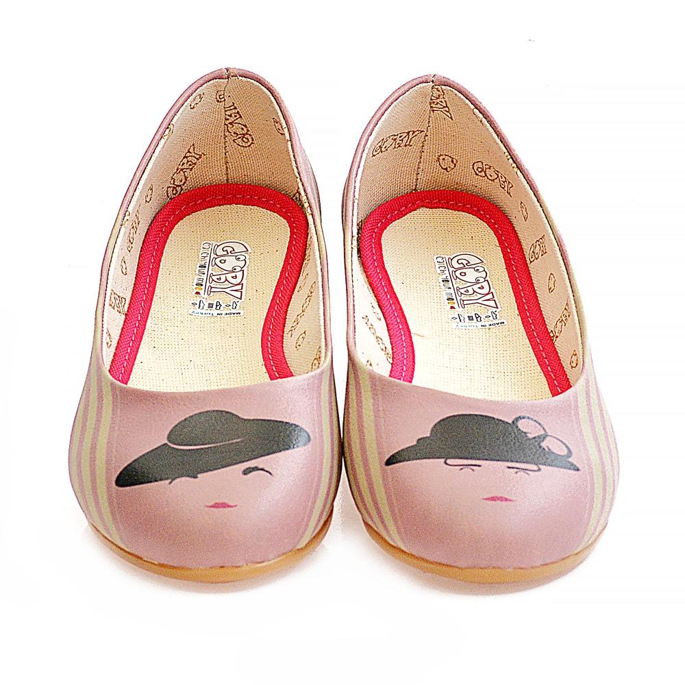 Woman in a Hat Ballerinas Shoes 1083 (506263404576)