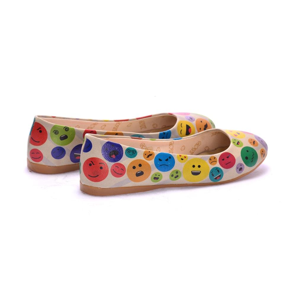 Emoji Ballerinas Shoes 1084 (506263437344)