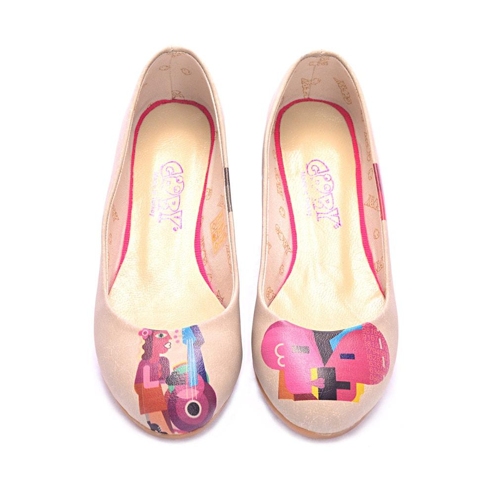 Abstract Music and Dialogue Ballerinas Shoes 1095 (506263830560)