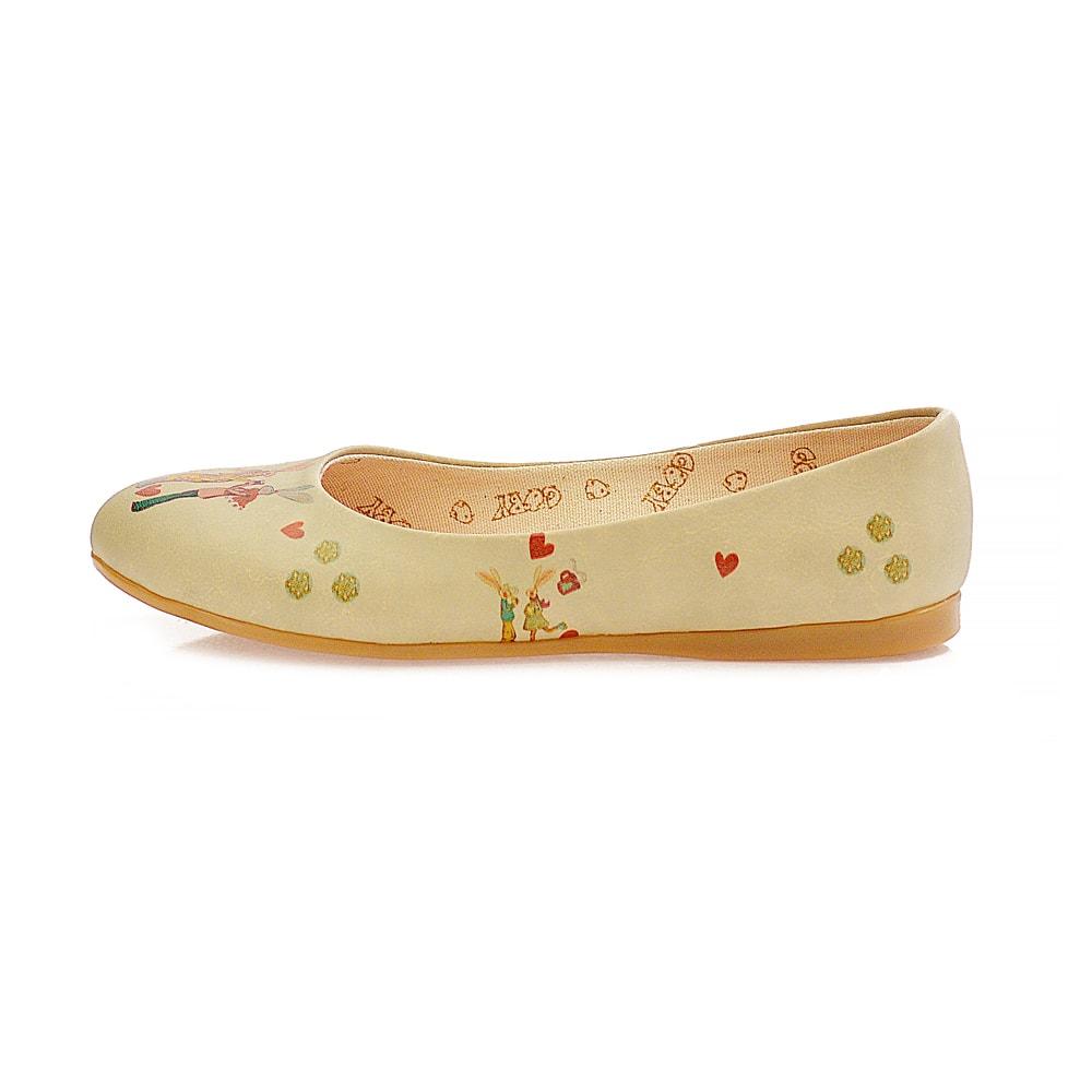Couple Rabbit Ballerinas Shoes 1097 (506263896096)