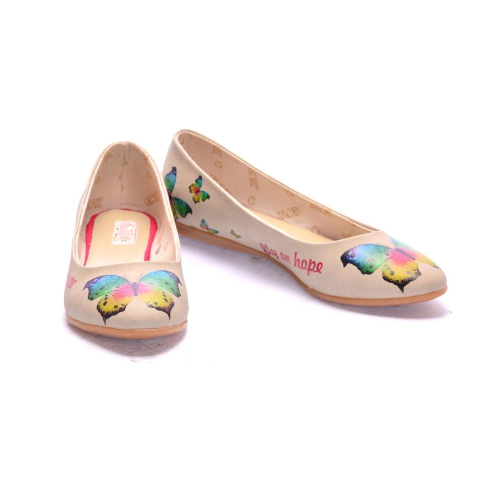 Colorful Butterfly Ballerinas Shoes 2012 (1405795041376)