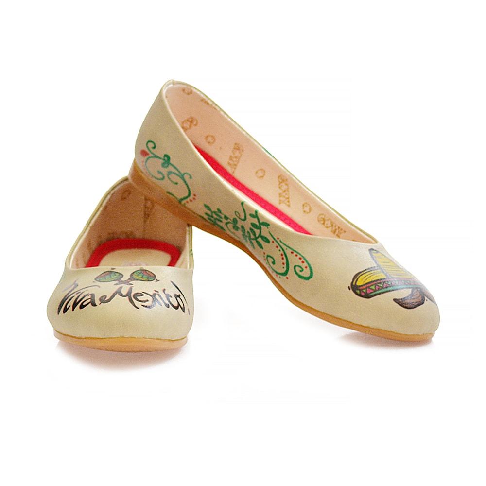 Viva Mexico Ballerinas Shoes 2027 (1405795500128)