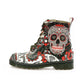 Rose Eyes Skull Long Boots AMAR108 (1329363550304)