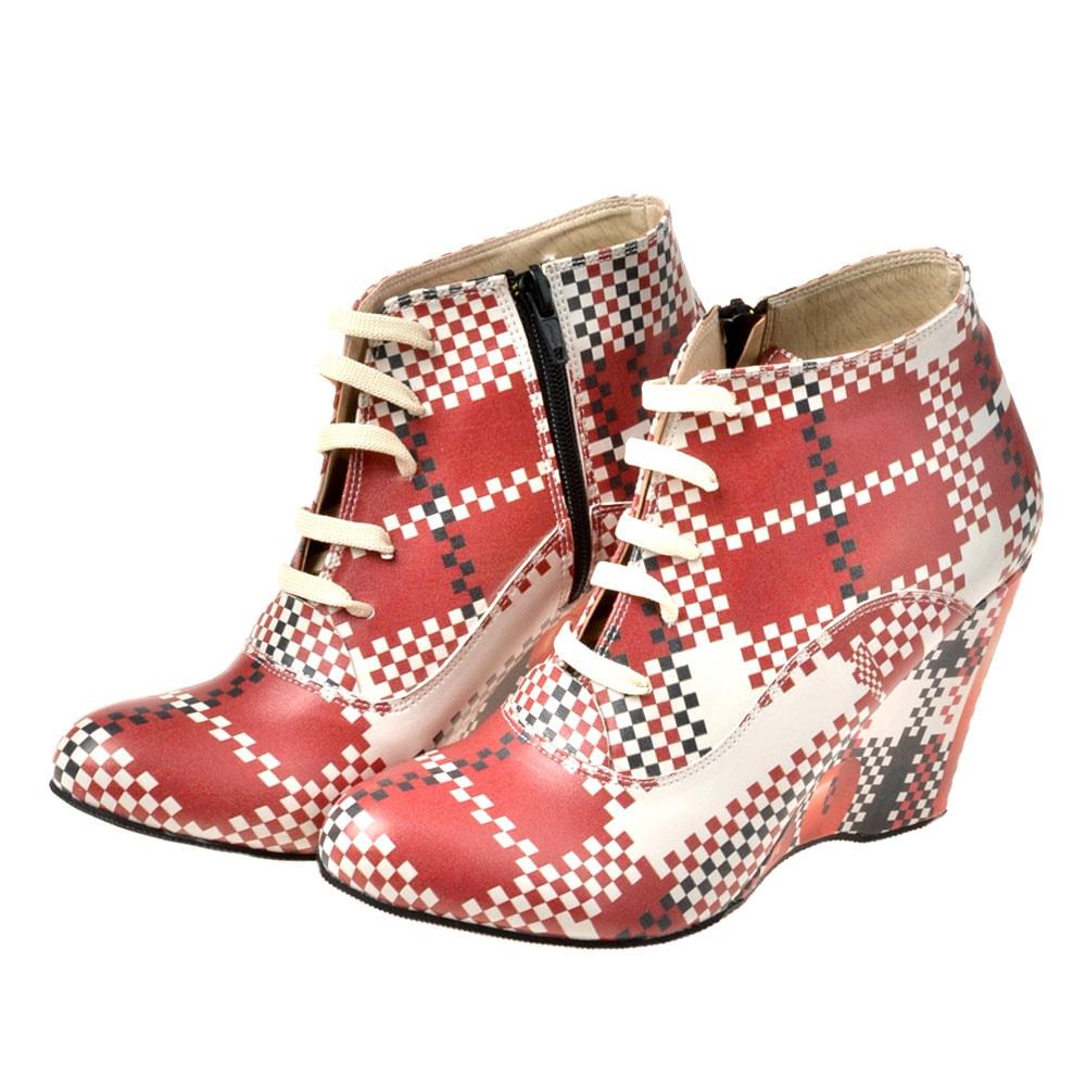 Squares Ankle Boots BT201 (1405795729504)