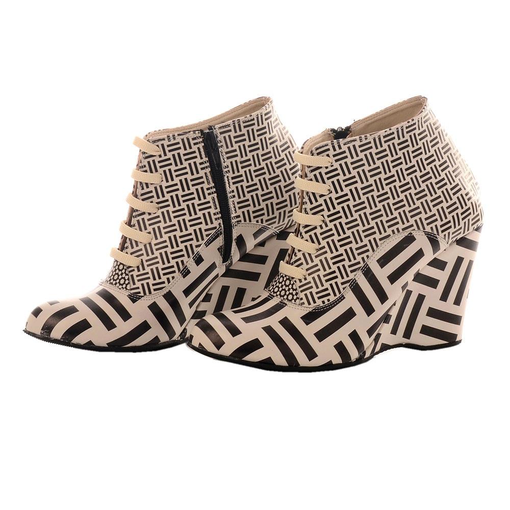 Pattern Ankle Boots BT204 (506264354848)
