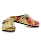 Red & Tan Chinese Clogs CAL320 (737681801312)