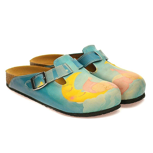 Blue Sleeping Baby Clogs CAL334 (737681703008)