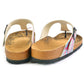 Pink & Turquoise T-Strap Sandal CAL518 (737699627104)