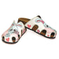 Pink & Gray Bunny Love Clogs WCAL601 (737670004832)