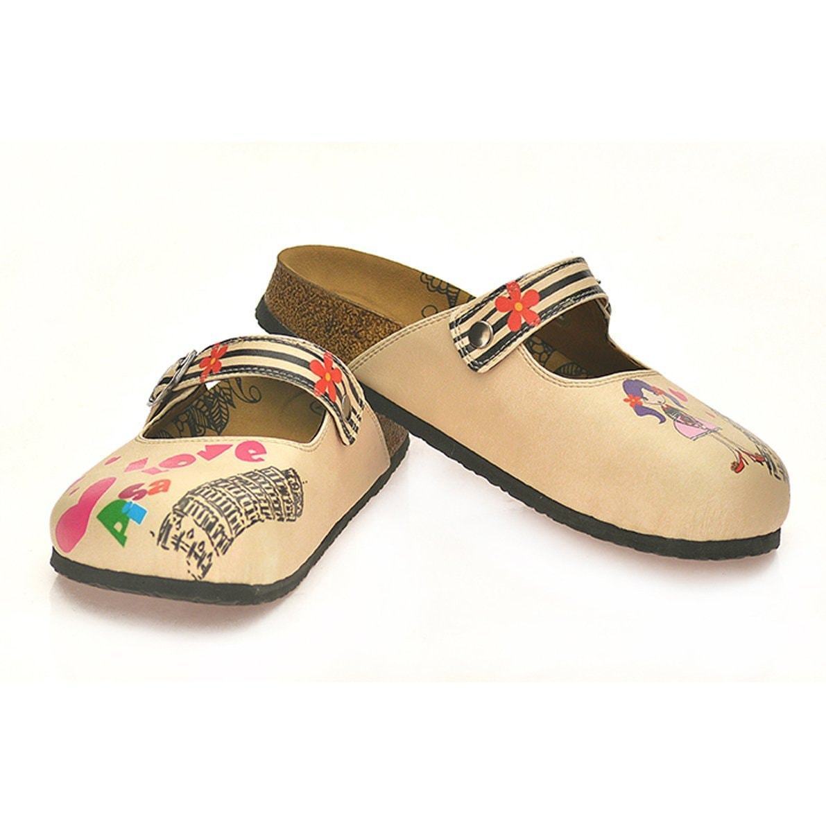 I Love Pisa Clogs CAL803 (737667743840)