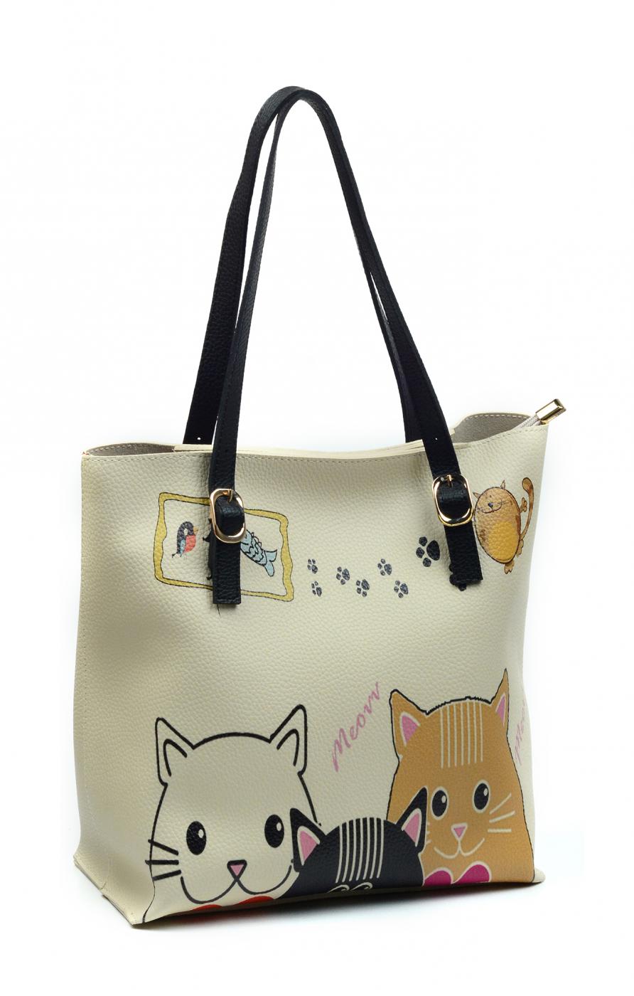 Hello Cats Hand Bags CAN309