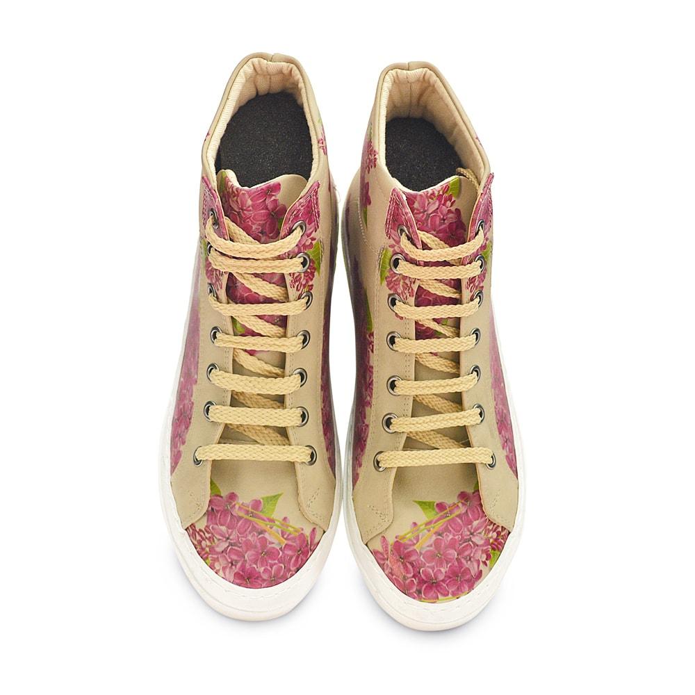 Purple Flowers Sneaker Boots CW2020 (1405803069536)