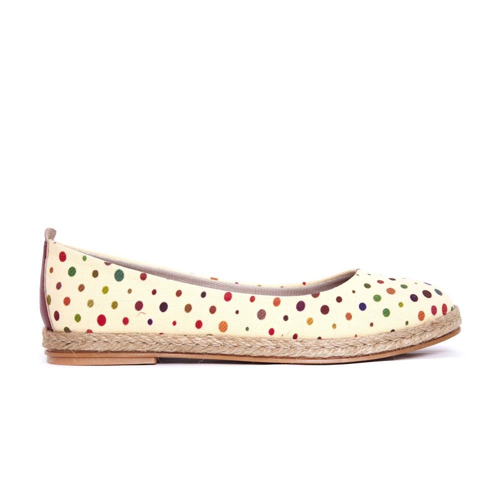 Spotted Ballerinas Shoes FBR1195 (1405805101152)