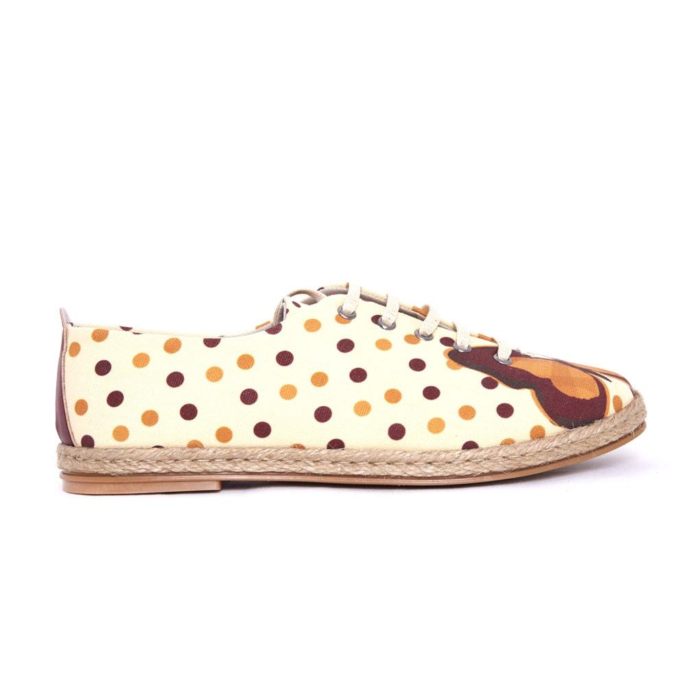 Butterfly and Dots Ballerinas Shoes FBR1217 (506265829408)