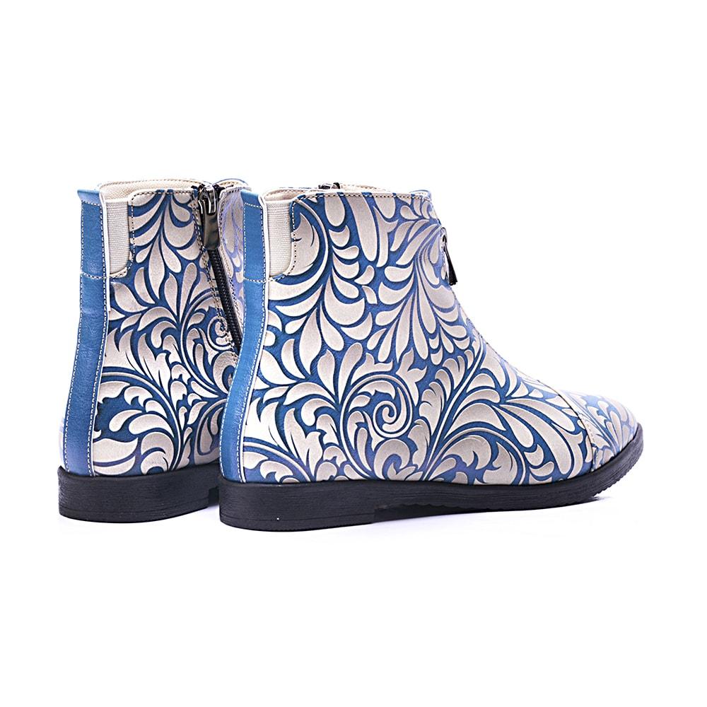 Flower Ankle Boots FER102 (506266026016)