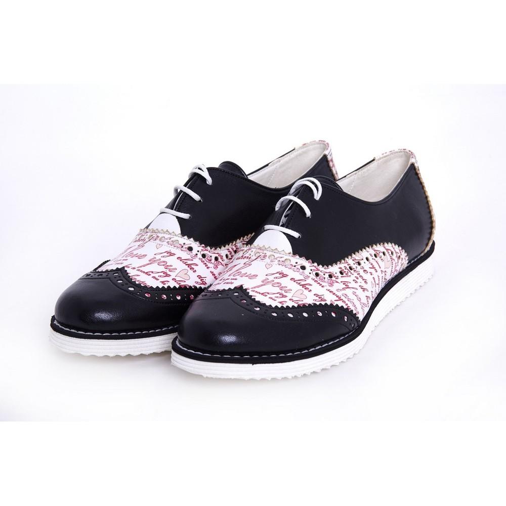 I Love You Oxford Shoes GNG101 (1421165035616)