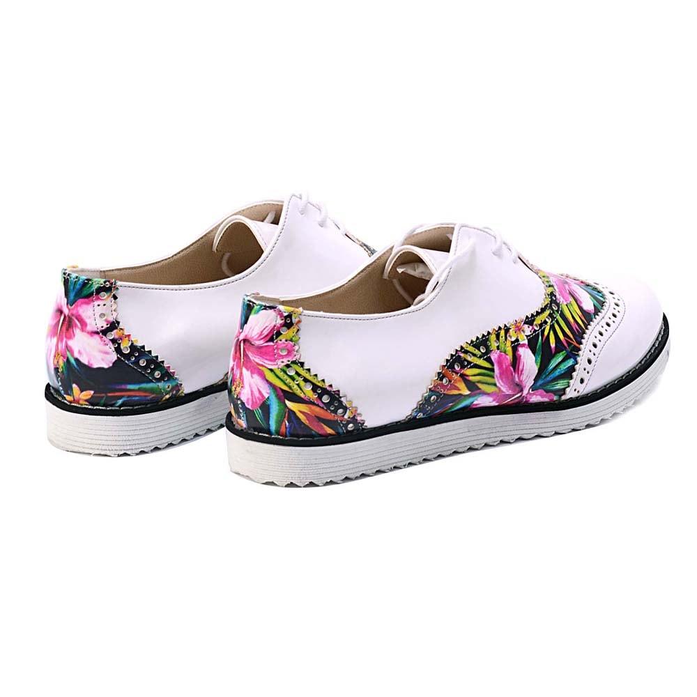 Flowers Oxford Shoes GNG303 (506266320928)