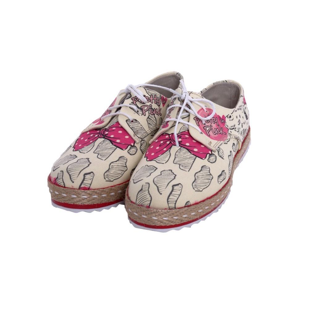 Pretty Pink Sneakers Shoes HSB1686 (1421172801632)