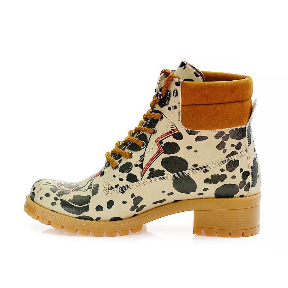Dalmatian Short Boots KAT109 (1421183615072)