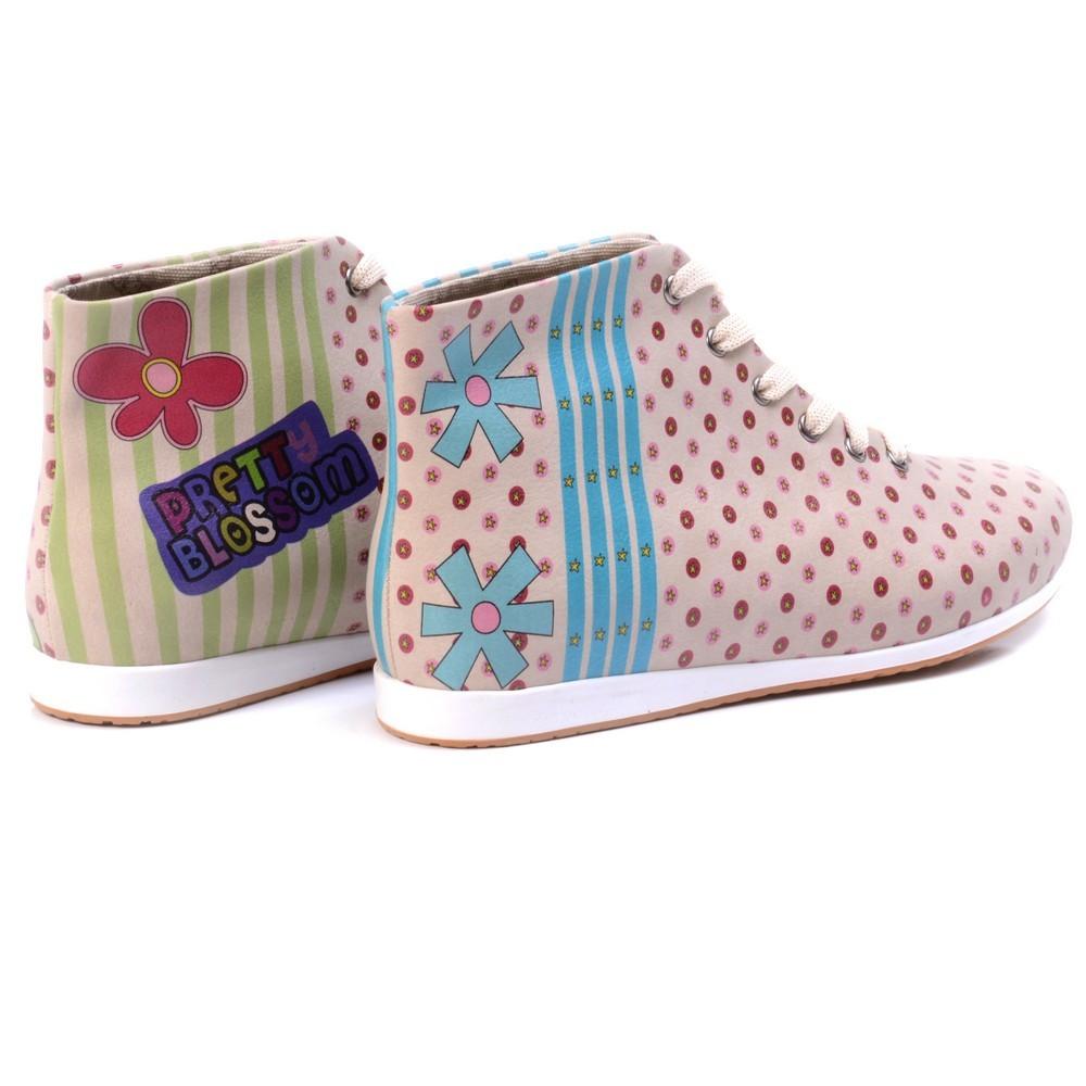 Pretty Blossom Short Boots LND1123 (1421190430816)
