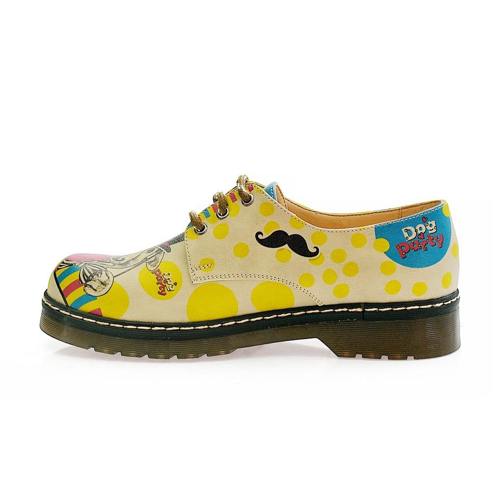 Dog Party Oxford Shoes MAX104 (1421195477088)