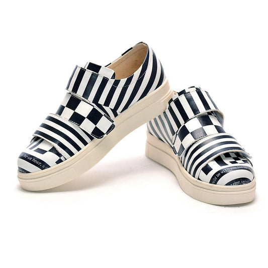 Black and White Sneaker Shoes NAC111 (770202697824)