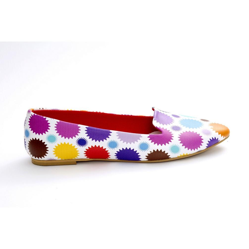 Colored Dots Ballerinas Shoes NBL219 (770203025504)