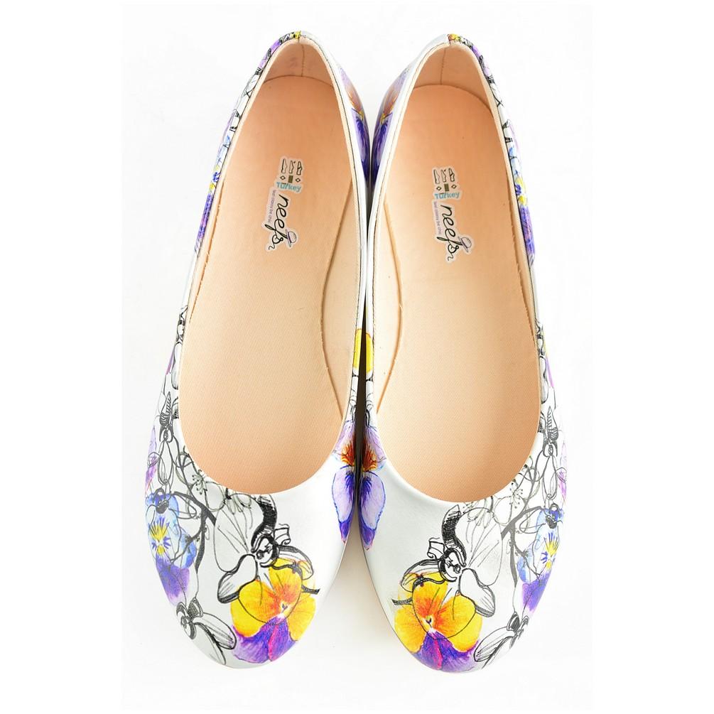 Flowers Ballerinas Shoes NFS1000 (770205876320)