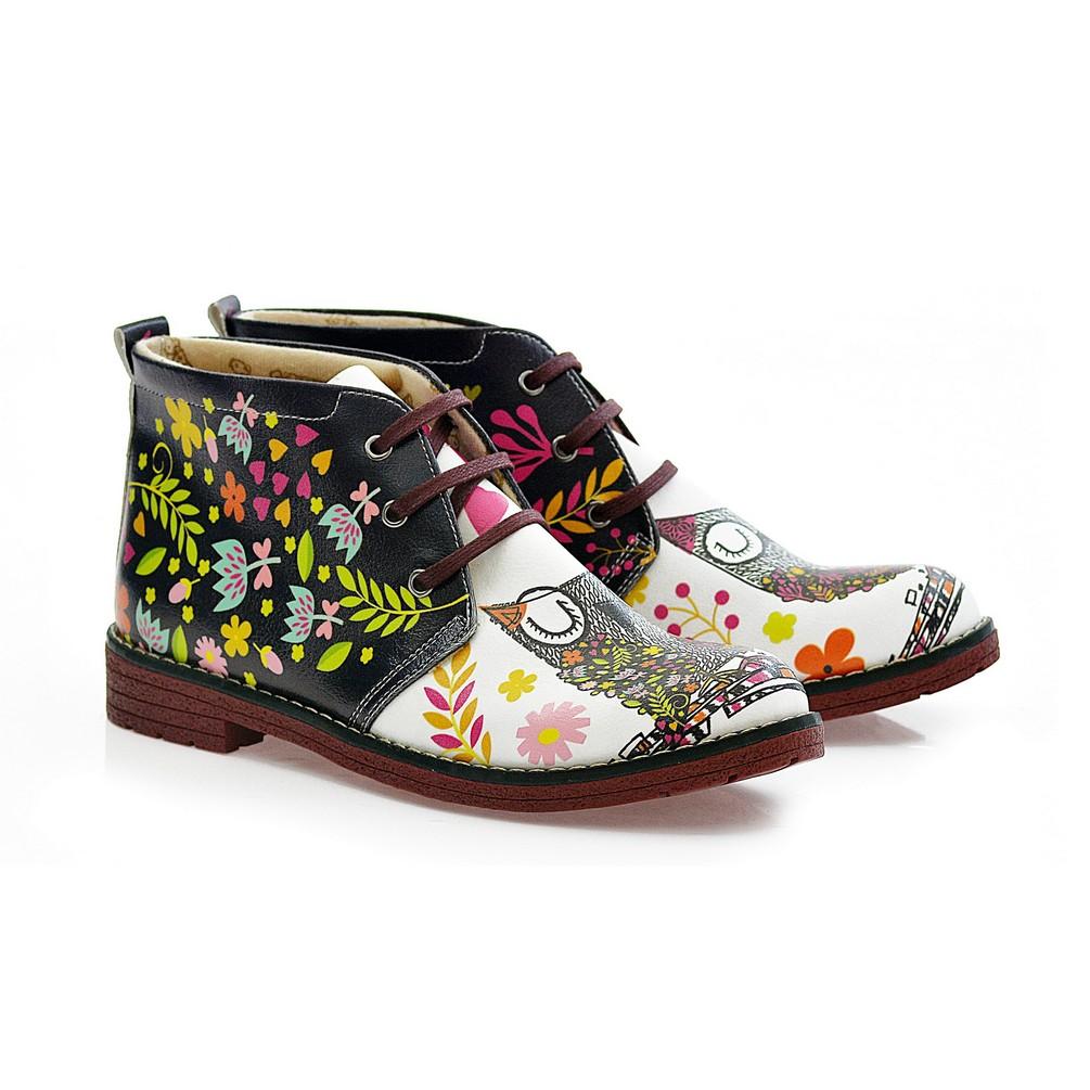 Sweet Owl Ankle Boots NHP104 (770209611872)