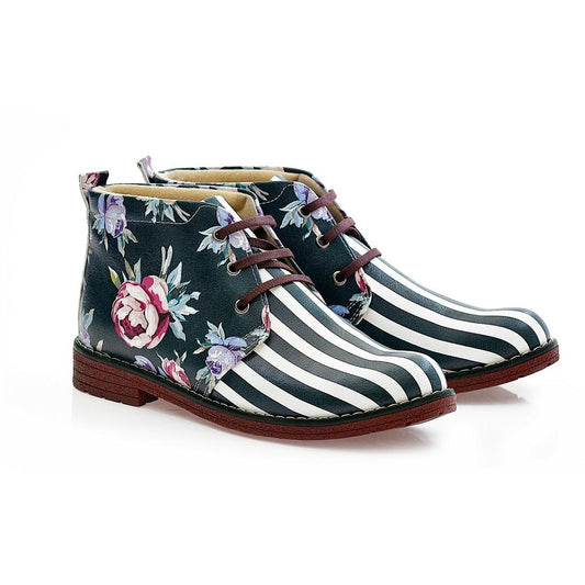 Flowers Ankle Boots NHP111 (770210037856)