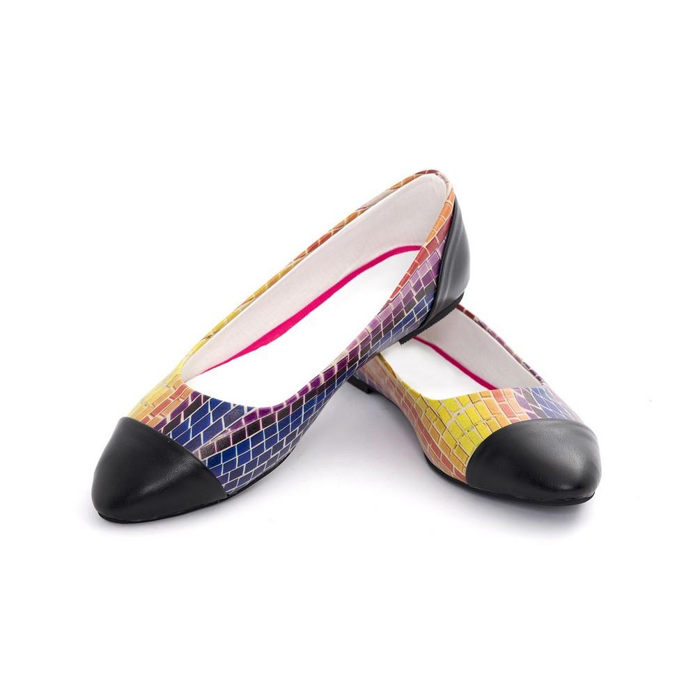 Colored Wall Ballerinas Shoes NMS102 (770213019744)